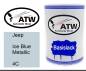 Preview: Jeep, Ice Blue Metallic, 4C: 500ml Lackdose, von ATW Autoteile West.